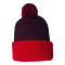 Tuque à pompon et revers 12