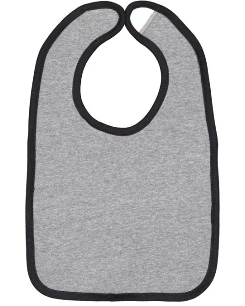 Bavoir pour bébé avec garniture contrastante